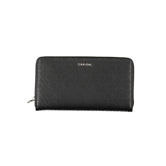 Calvin Klein Zip Around Wallet Model K50K504205 Women Black Wallets